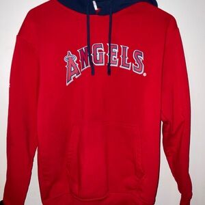 Angels Baseball Red and Blue kids hoodie size XL youth